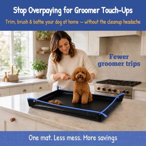 Dog Grooming Mat, Mess-Free - Image 4