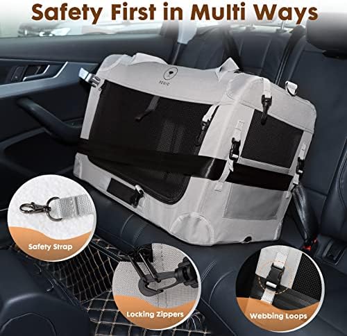 PEGIC Extra Large Cat Carrier for 2 Cats - Image 5