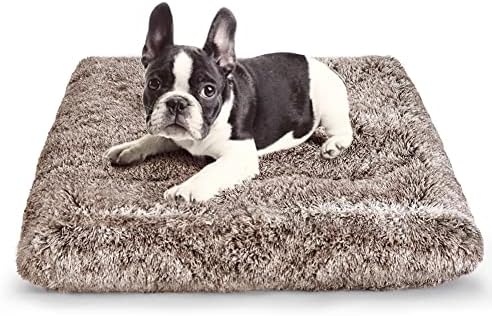 Dog Bed Crate Pad Plush Soft Dog Crate Bed by ULIGOTA