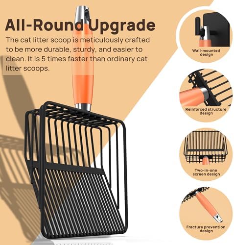 Heavy Duty Metal Cat Litter Scoop - Image 4