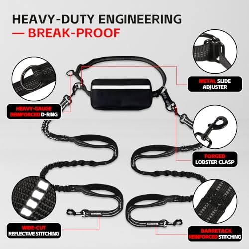 Hands Free Dog Leash for 2 Dogs - Image 5