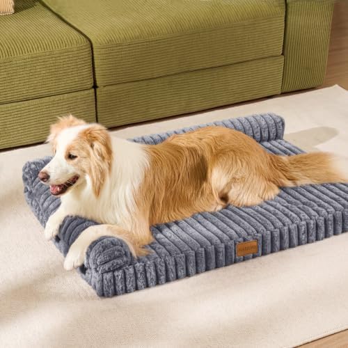 Orthopedic Large Dog Bed Furry Pet Bed, Washable Cover 48''X30'' - Image 2