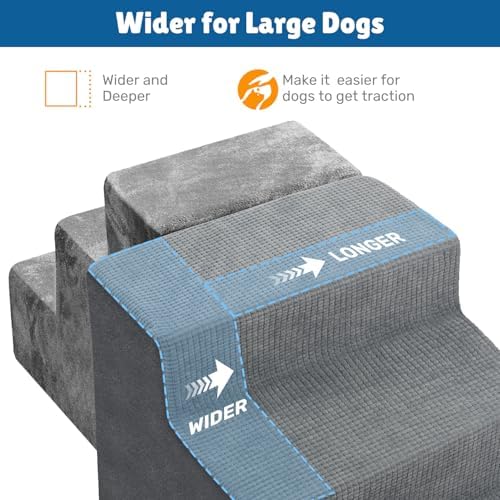 Dog Steps for High Bed, 5-Tier Pet Stairs - Image 4