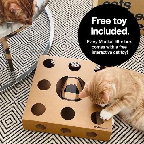 Modkat Top-Entry Cat Litter Box, Leak-Proof, Liner & Scoop - Image 6