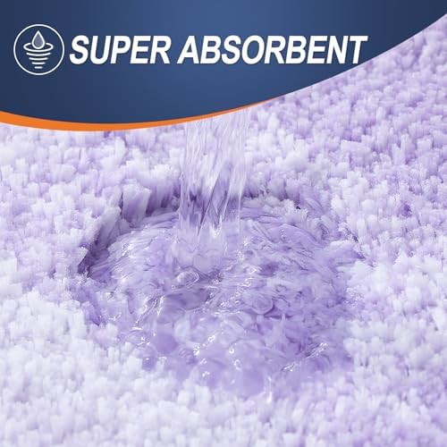 OLANLY Bathroom Runner Rug 40x24, Extra Soft Absorbent Microfiber Bath Rugs - Image 4