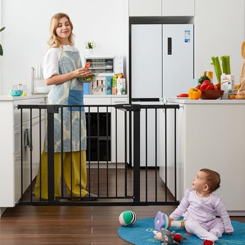 Mumeasy 29.7-51" Extra Wide Baby & Dog Safety Gate - Image 6