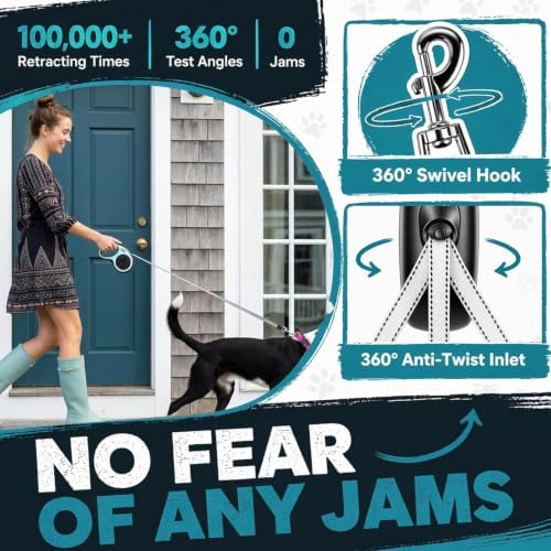 2 in 1 Retractable Dog Leash - Image 4