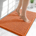 OLANLY Thick Chenille Small Bathroom Rugs 24x16, Absorbent Bath Mat by OLANLY