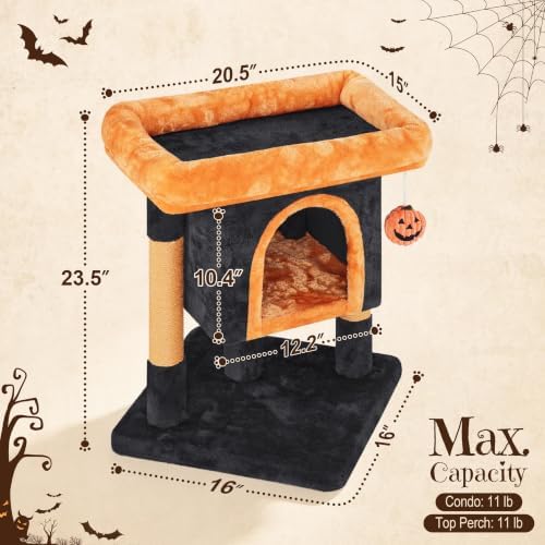 Yaheetech Halloween Cat Tree - Image 3