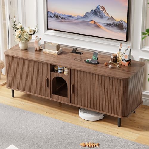 ONBRILL 65 Inches Cat Litter Box Enclosure - Image 5