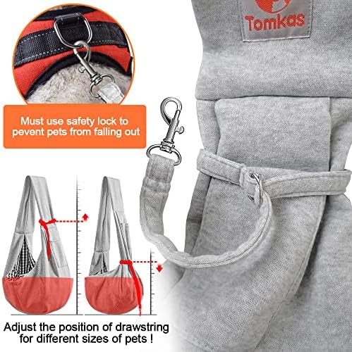 Tomkas Dog Cat Carrier Sling Classic Pocket & Classic Strap - Image 5