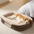 Bedsure 360°Oval Bolster Orthopedic Dog Beds Large Sized Dog by BEDSURE