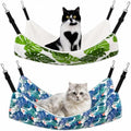 Jetec 2 Pack Cat Hammock for Cage, Monstera Leaf by Jetec
