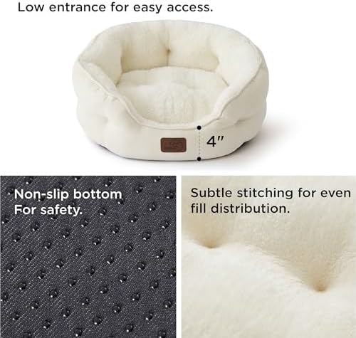 Bedsure Small Dog Bed Washable, Round Cat Beds - Image 4