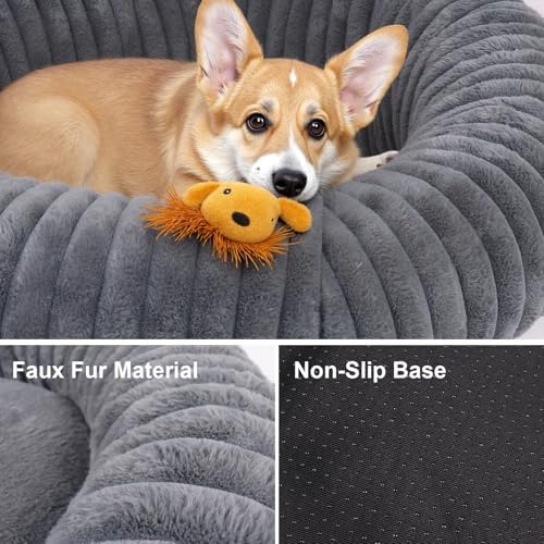 Calming Dog Bed Anti-Anxiety Donut Dog Beds - Image 3