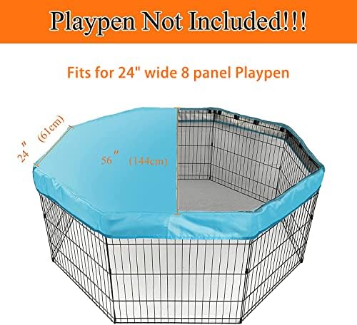 PJYuCien Playpen Top Cover for 24'' Width 8 Panel Pen - Image 2