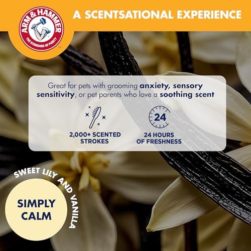 Arm & Hammer Deodorizing Pin & Bristle Dog Brush, Lily & Vanilla Scent - Image 3