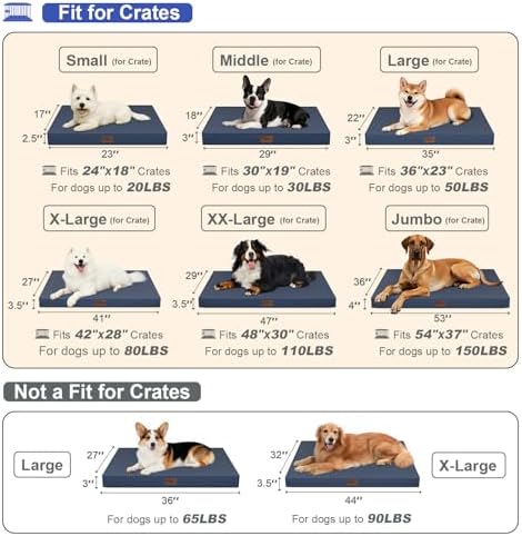Jumbo Waterproof Orthopedic Dog Bed - Image 3