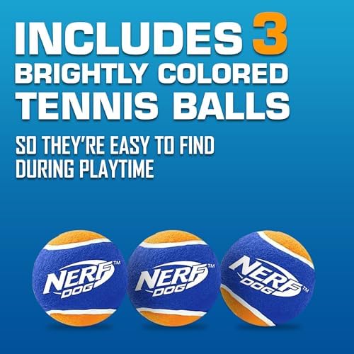 Nerf Dog Tennis Ball Blaster Dog Toy Gift Set, Tennis Ball Dog Fetch Toy - Image 5