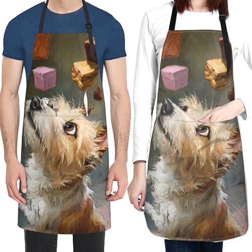 Art Apron with Pocket for Women Men - Image 5