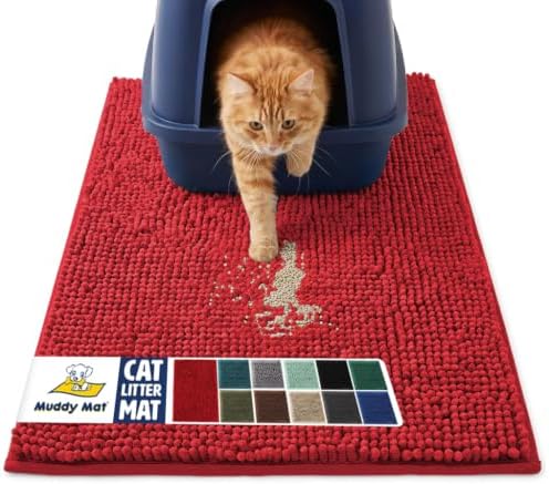 Muddy Mat® | Cat Litter Mat 19"x30", Litter Trapping Mat, Super Absorbent by MuddyMat%C2%AE