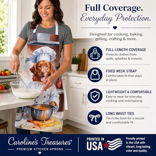 Caroline's Treasures Nova Scotia Duck Tolling Retriever The Chef Apron Cooking - Image 4