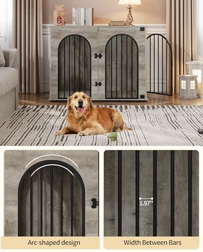 Hzuaneri 44.1'' Dog Crate Furniture, Dog Kennel Indoor - Image 3
