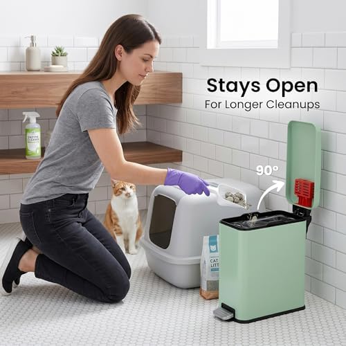 iTouchless 3 Gallon Cat Litter Waste Bin - Image 6