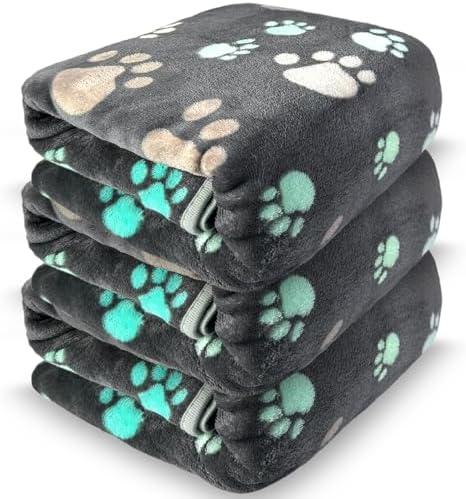 Dog Blankets for Large Dogs, Soft Fluffy Flannel Pet Blanket Mat Cover for Bed by NXDZI