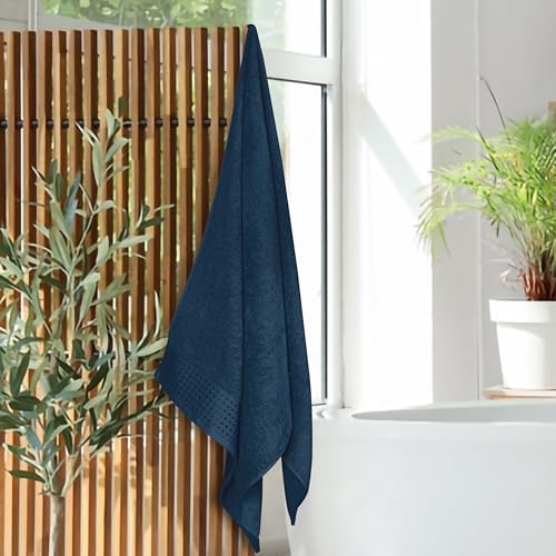 GLAMBURG Ultra Soft 4 Pack Oversized Bath Towel Set 27x54 inches, 100% Cotton - Image 4