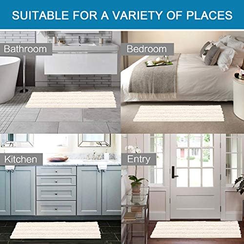 H.VERSAILTEX Extra Thick Striped Bath Rugs - Image 6