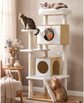 Feandrea Cat Tree, 5-Tier Cat Tower by FeandreabySONGMICSHOME