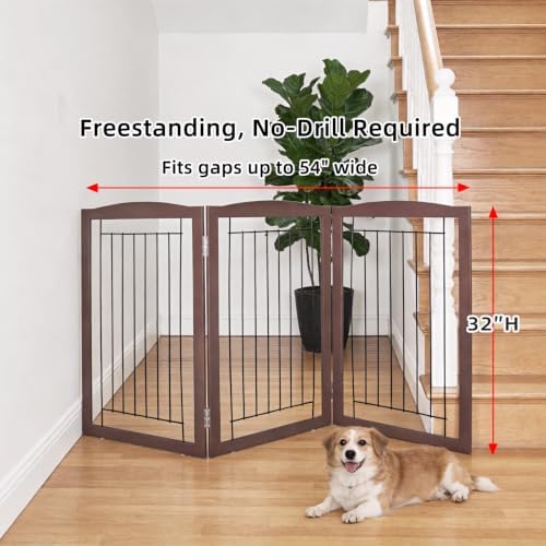 ZJSF Freestanding Foldable Dog Gate - Image 2