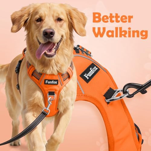 Funfox Dog Harness No Pull, Adjustable Pet Vest Harness, Super Soft Material - Image 3
