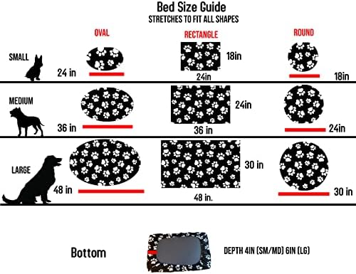 DUKE&LEFTY Furever Dogbed SLIPCOVER-Soft Stretchy Petbed Cover-Universal-Easy - Image 3
