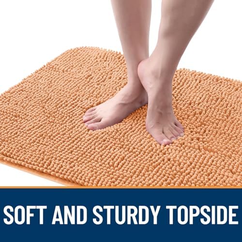 OLANLY Dog Door Mat for Muddy Paws 40x24, Super Absorbent Chenille Mud Mat - Image 4