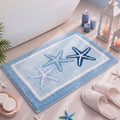 Boao Beach Bathroom Rug Bath Mat Starfish Non-Slip Soft 24 x16 Inches by Boao