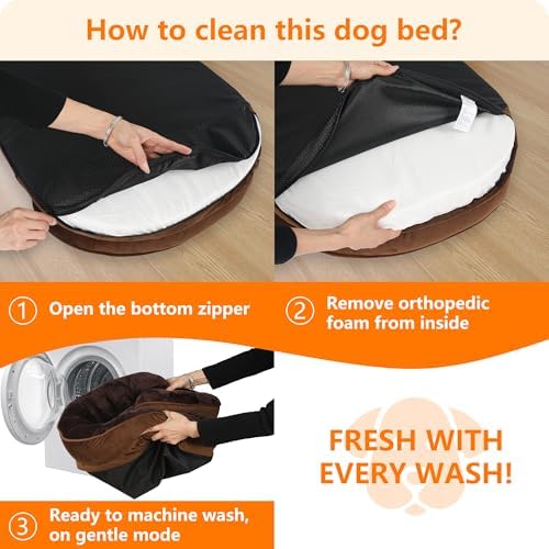 Dwanton Orthopedic Waterproof XX-Large Dog Bed Sofa, Gel Memory Foam - Image 7