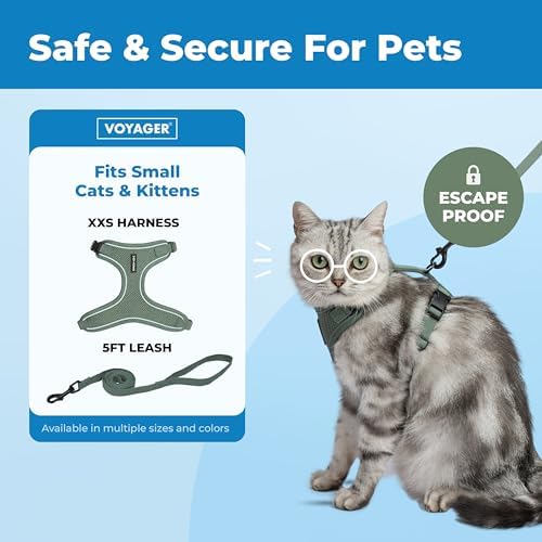 Voyager Escape-Proof Step-in Cat Harness & Leash - Image 2