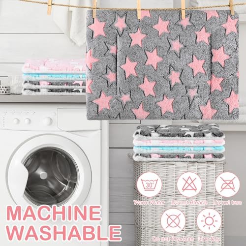Haull 4 Pcs Waterproof Guinea Pig Bedding Mat, Cute Star, 18 x 24 - Image 5