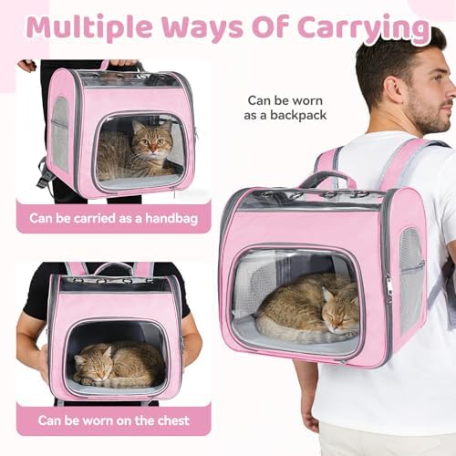 Airline Approved Cat Soft-Sided Carrier Backpack Up to 12 lbs - Image 5