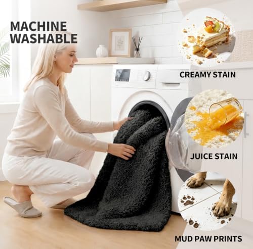ILANGO Bathroom Rugs 60" × 24", Extra Soft Absorbent Microfiber Bath Rugs - Image 3