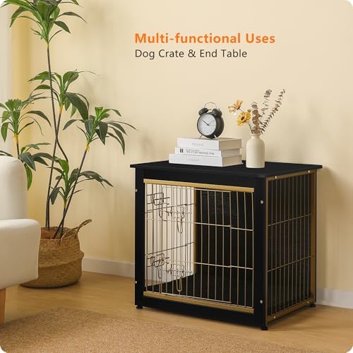 DWANTON 27" Dog Crate Furniture, Dog Kennel Indoor, - Image 3