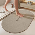 Bath Mat Non Slip, Quick Dry Bathroom Rug Under Door by QiCaiJia