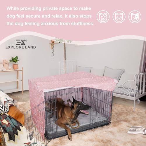 Explore Land Pattern Dog Crate Cover, 36 Inches - Image 6