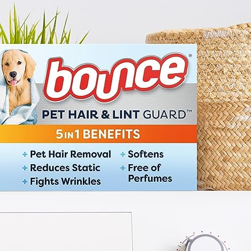 Bounce Pet Hair and Lint Guard Mega Dryer Sheets - Image 2