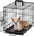 Sweetcrispy Dog Crate, 18 Inch Small Dog Cage, Foldable Puppy Pet Kennel by Sweetcrispy
