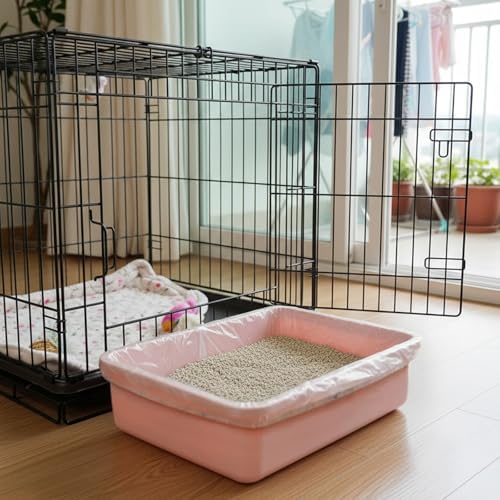 50 PCS Disposable Plastic Cage Liners, Small Animals Leak Proof Toilet Film - Image 7
