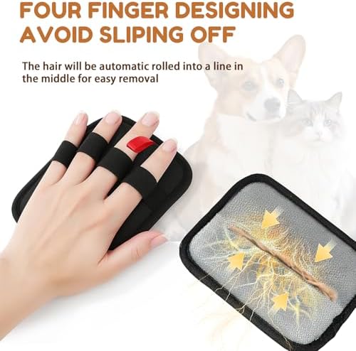 PETPAWLOVELY-1PCS Pet Hair Removal Glove, Electrostatic Pet Hair Remover Glove - Image 2