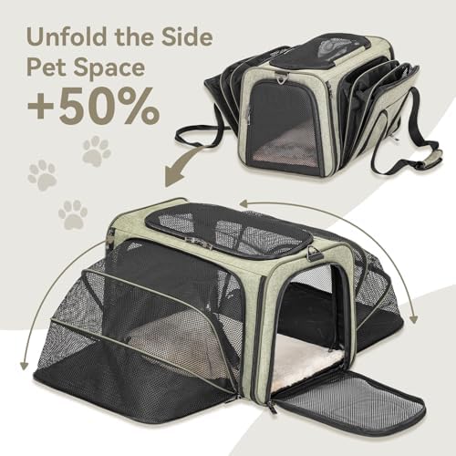 Petsfit Large Double Expandable Cat Carrier - Image 4